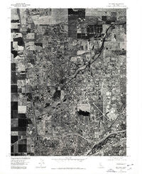 Rio Linda California Historical topographic map, 1:24000 scale, 7.5 X 7.5 Minute, Year 1975