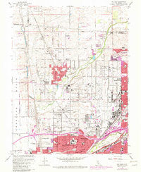 Rio Linda California Historical topographic map, 1:24000 scale, 7.5 X 7.5 Minute, Year 1967