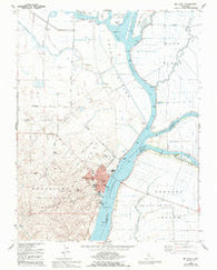 Rio Vista California Historical topographic map, 1:24000 scale, 7.5 X 7.5 Minute, Year 1978