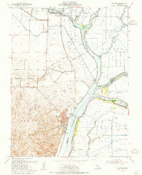 Rio Vista California Historical topographic map, 1:24000 scale, 7.5 X 7.5 Minute, Year 1953