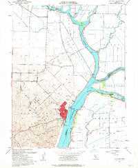 Rio Vista California Historical topographic map, 1:24000 scale, 7.5 X 7.5 Minute, Year 1953