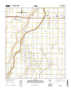 Ripley California Current topographic map, 1:24000 scale, 7.5 X 7.5 Minute, Year 2015