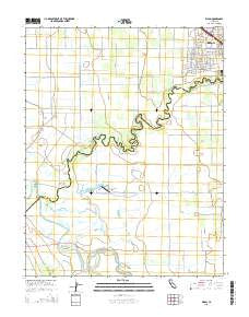 Ripon California Current topographic map, 1:24000 scale, 7.5 X 7.5 Minute, Year 2015