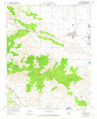 Ritter Ridge California Historical topographic map, 1:24000 scale, 7.5 X 7.5 Minute, Year 1958