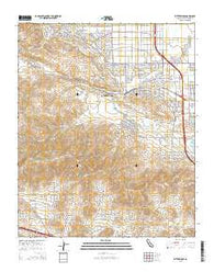 Ritter Ridge California Current topographic map, 1:24000 scale, 7.5 X 7.5 Minute, Year 2015