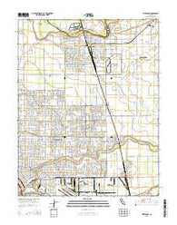 Riverbank California Current topographic map, 1:24000 scale, 7.5 X 7.5 Minute, Year 2015