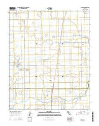 Riverdale California Current topographic map, 1:24000 scale, 7.5 X 7.5 Minute, Year 2015