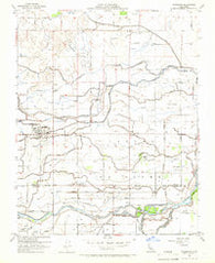Riverdale California Historical topographic map, 1:24000 scale, 7.5 X 7.5 Minute, Year 1954