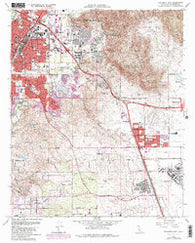 Riverside East California Historical topographic map, 1:24000 scale, 7.5 X 7.5 Minute, Year 1967