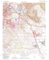 Riverside East California Historical topographic map, 1:24000 scale, 7.5 X 7.5 Minute, Year 1967