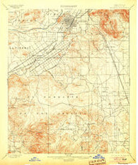 Riverside California Historical topographic map, 1:62500 scale, 15 X 15 Minute, Year 1901