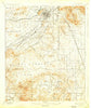 Riverside California Historical topographic map, 1:62500 scale, 15 X 15 Minute, Year 1901
