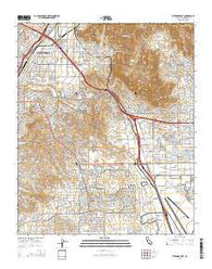 Riverside East California Current topographic map, 1:24000 scale, 7.5 X 7.5 Minute, Year 2015