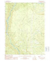 Roaring Creek California Historical topographic map, 1:24000 scale, 7.5 X 7.5 Minute, Year 1990