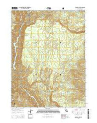 Roaring Creek California Current topographic map, 1:24000 scale, 7.5 X 7.5 Minute, Year 2015