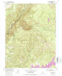Robbs Peak California Historical topographic map, 1:24000 scale, 7.5 X 7.5 Minute, Year 1950
