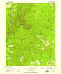 Robbs Peak California Historical topographic map, 1:24000 scale, 7.5 X 7.5 Minute, Year 1950