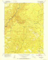 Robbs Peak California Historical topographic map, 1:24000 scale, 7.5 X 7.5 Minute, Year 1950
