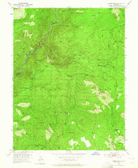 Robbs Peak California Historical topographic map, 1:24000 scale, 7.5 X 7.5 Minute, Year 1950