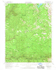 Robbs Peak California Historical topographic map, 1:62500 scale, 15 X 15 Minute, Year 1952