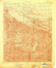 Rock Creek California Historical topographic map, 1:62500 scale, 15 X 15 Minute, Year 1903