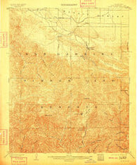 Rock Creek California Historical topographic map, 1:62500 scale, 15 X 15 Minute, Year 1903
