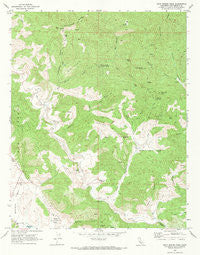 Rock Spring Peak California Historical topographic map, 1:24000 scale, 7.5 X 7.5 Minute, Year 1969