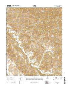 Rock Spring Peak California Current topographic map, 1:24000 scale, 7.5 X 7.5 Minute, Year 2015