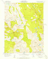 Rockbound Valley California Historical topographic map, 1:24000 scale, 7.5 X 7.5 Minute, Year 1955