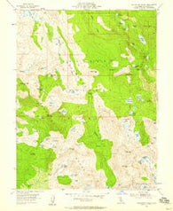 Rockbound Valley California Historical topographic map, 1:24000 scale, 7.5 X 7.5 Minute, Year 1955