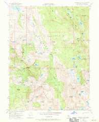 Rockbound Valley California Historical topographic map, 1:24000 scale, 7.5 X 7.5 Minute, Year 1955