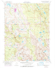Rockbound Valley California Historical topographic map, 1:24000 scale, 7.5 X 7.5 Minute, Year 1955