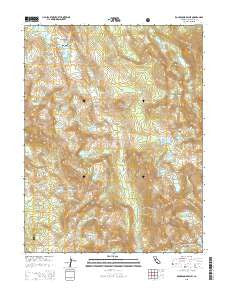 Rockbound Valley California Current topographic map, 1:24000 scale, 7.5 X 7.5 Minute, Year 2015