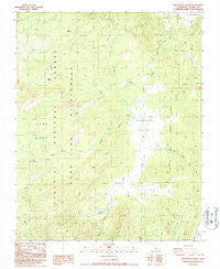 Rockhouse Basin California Historical topographic map, 1:24000 scale, 7.5 X 7.5 Minute, Year 1987
