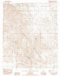 Rockhouse Canyon California Historical topographic map, 1:24000 scale, 7.5 X 7.5 Minute, Year 1988