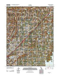 Rocklin California Historical topographic map, 1:24000 scale, 7.5 X 7.5 Minute, Year 2012