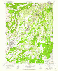 Rocklin California Historical topographic map, 1:24000 scale, 7.5 X 7.5 Minute, Year 1954