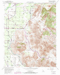 Rocky Hill California Historical topographic map, 1:24000 scale, 7.5 X 7.5 Minute, Year 1951