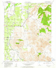 Rocky Hill California Historical topographic map, 1:24000 scale, 7.5 X 7.5 Minute, Year 1951