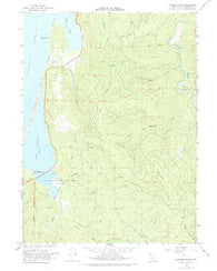 Rodgers Peak California Historical topographic map, 1:24000 scale, 7.5 X 7.5 Minute, Year 1966