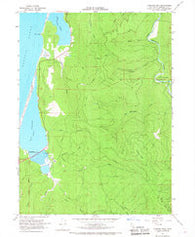 Rodgers Peak California Historical topographic map, 1:24000 scale, 7.5 X 7.5 Minute, Year 1966