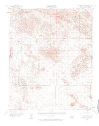 Rodman Mountains California Historical topographic map, 1:62500 scale, 15 X 15 Minute, Year 1955