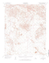 Rodman Mountains California Historical topographic map, 1:62500 scale, 15 X 15 Minute, Year 1955