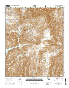 Rodriguez Mountain California Current topographic map, 1:24000 scale, 7.5 X 7.5 Minute, Year 2015