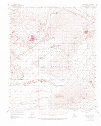 Rogers Lake California Historical topographic map, 1:62500 scale, 15 X 15 Minute, Year 1956