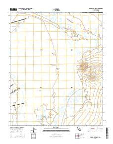 Rogers Lake North California Current topographic map, 1:24000 scale, 7.5 X 7.5 Minute, Year 2015