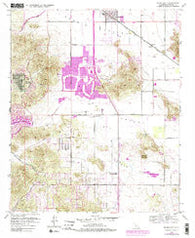 Romoland California Historical topographic map, 1:24000 scale, 7.5 X 7.5 Minute, Year 1953