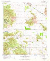 Romoland California Historical topographic map, 1:24000 scale, 7.5 X 7.5 Minute, Year 1953