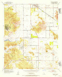 Romoland California Historical topographic map, 1:24000 scale, 7.5 X 7.5 Minute, Year 1953