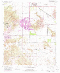 Romoland California Historical topographic map, 1:24000 scale, 7.5 X 7.5 Minute, Year 1953